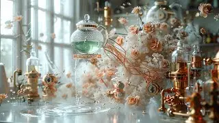 AI Art Music Video | Clockwork Tea Garden