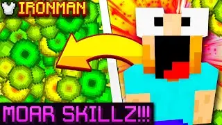 So much SKILL XP! ( Hypixel Skyblock Ironman ) Ep.243