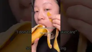 Don&rsquo;t throw away your banana peel🍌✨ #skincaretips #diyskincare