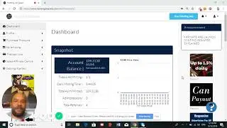 Hashing Ad Space - watch ads and earn money