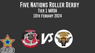 The Inhuman League Vs Borderland Bandits - Five Nations Roller Derby 2024