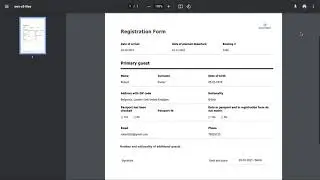 How to create Registration Form in the HotelFriend System