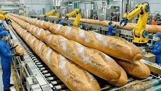 Inside a Giant Modern Bread Factory: How Wheat Becomes Packaged Bread (Full Process)