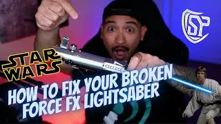Как починить сломанный световой меч Force FX!!! #Hasbro #BlackSeries #Lightsaber #MasterReplicas