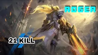 OP - ROGER GAMEPLAY / MOBILE LEGEND BANG BANG MOBILE LEGEND 2024 / MOBILE LEGEND REDEEM CODE❤️👇🏻