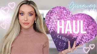 HUGE HIGH END MAKEUP PR HAUL & LA MER GIVEAWAY!