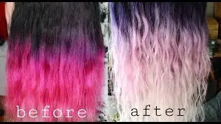 The Most Gentle Way I Strip Hair Dye From Human Hair Extensions | Kylie The Jellyfish
