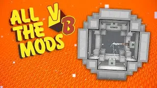 All The Mods Volcano Block EP27 Fast Antimatter + Cable Cleanup
