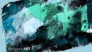 Digital painting | Abstract painting | Digital art tutorial | Digital brush canvas