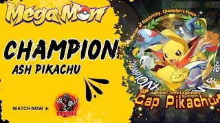 CHAMPION ASH PIKACHU - upgrading to 7 stars and Frame Border preview