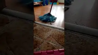 Cleaning the floor using the very effective disinfectant white wine vinegar &hearts;️&hearts;️&hearts;️
