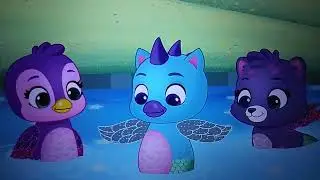 Penguala, Draggle and Cheetree become Mermals