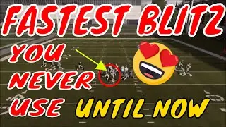 FASTEST BLITZ YOU NEVER USE IN MADDEN 19. WOULD YOU USE THIS DEFENSE? BLITZ GETS IN 1 SECOND. 🔥