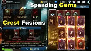 Darkness Rises Spending Gems & Fusing Crest!