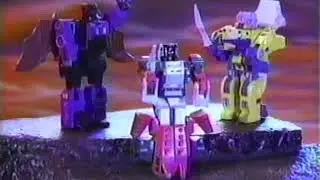 Transformers G1 Headmasters Decepticons Toy Commercial