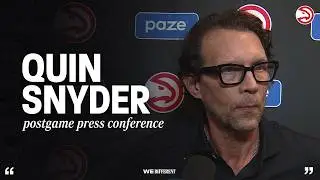 Hawks vs. 76ers Postgame Press Conference: Quin Snyder