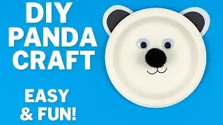 DIY Panda Craft 🐼 | Easy Paper Panda for Kids | Fun Animal Craft Idea #diy #craft #craftyfun #kids