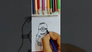 how to draw minions step by step#minionsdrawing
