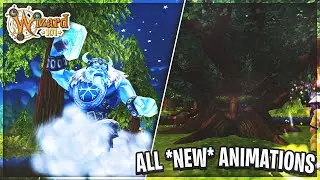 Reacting To All *NEW* Spell Animations In Test Realm!! (2021) - (Wizard101)