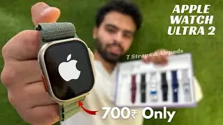 Apple Watch Ultra 3 in ₹700😱| applewatch ultra Unboxing| 11-in-1 Ultra Smartwatch Unboxing & Review 