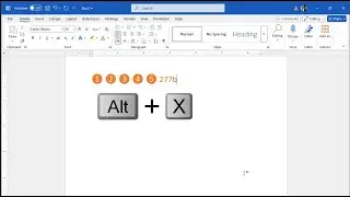 Dingbat negative circled digit numbers short keys in Microsoft Word