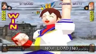 Rival Schools [Evolution Disc]: Sakura/Hinata Playthrough [Playstation, 1998]