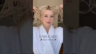 Total blonde. Haircare routine 🤍