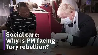 Boris Johnson facing Tory rebellion over social care plans for England