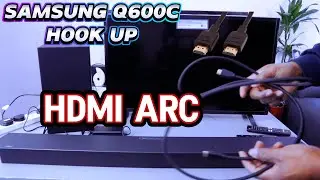 How To Hook up Samsung Q600C Soundbar To TV With HDMI ARC Cable