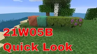 21W05B Quick Look Minecraft Caves and Cliff Update 1.17