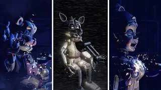 Ennard scooping Funtime animatronics (FNAF Animation)
