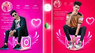 Instagram Viral Photo Editing Tutorial। Snapseed Background change Editing।@Shailesh Editing zone