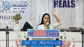 Bel. Sis. Maritess Cea | JMCIM Salog | January 07, 2025