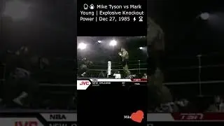 🥊🔥 Mike Tyson vs Mark Young | Explosive Knockout Power | Dec 27, 1985 ⚡🏆 #miketyson #boxing