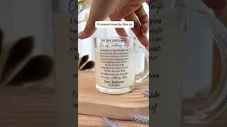 Wedding Gift For Mother Of The Bride | Personalized Glass Mug