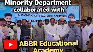 ABBR Educational Academy collaborated with the Telangana Minority Department. #viral #abbr #trend.
