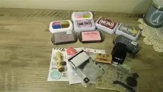 Craft room Destash series - Ink pads, stamps and planner supplies