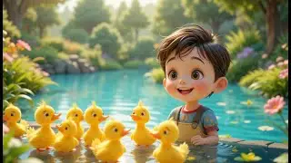 Ducky Wings Go Flap, Flap, Flap Rhyme Song | Popular Nursery Rhyme | Educational Kids Songs