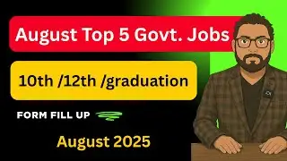 Top 5 Govt.Jobs |Banks| Exam Tips | IBPS | Medical | PWD | Nursing