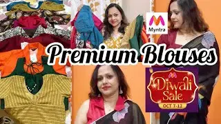 Myntra Readymade Blouse Haul | Myntra Diwali Sale | Ready To Wear Saree Haul |Trending Blouse Design