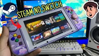 Transformei meu NINTENDO SWITCH em um STEAM DECK