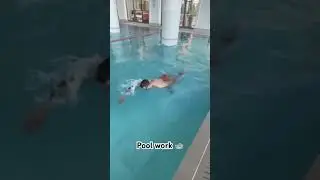 I'm putting that work 🏊⏳ #boxing #swimming #pool #training #cardio #strengthtraining #workout
