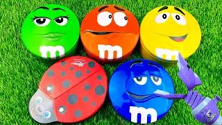 Relaxing ASMR Unboxing: Sweet Rainbow Candy, Chocolate, Lollipops | Colorful M&M's and Skittles