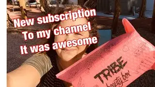 Tribe Beauty Box New Box to my Channel 🌵🌵🌵🌵