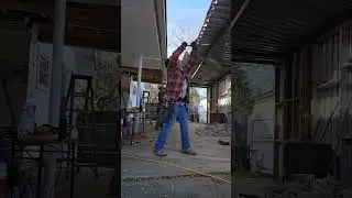 Demolition with Treehouse Trade School! #tradeschool #diy #education #construction #demolition
