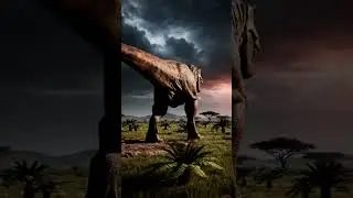 T-Rex and Spinosaurus Fight  #epicnature  #pterosaurus