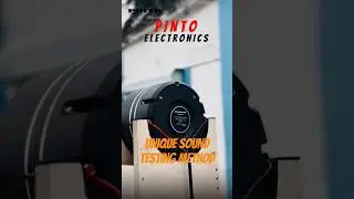 PINTO ELECTRONICS | Unique sound testing method 🥵 #pinto #sound #electronic #shorts #viral #trend