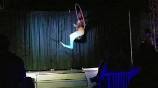 Aerial hoop mermaid