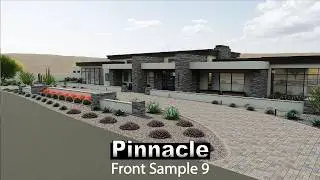 Front Yard - Pinnacle Collection - Model 9 - Ejen - Arizona custom landscape and pool design