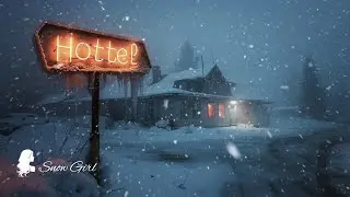 Frozen Night Storm & Blustery Winter Winds┇Winter Storm Sounds for Relaxation & Deep Sleep
